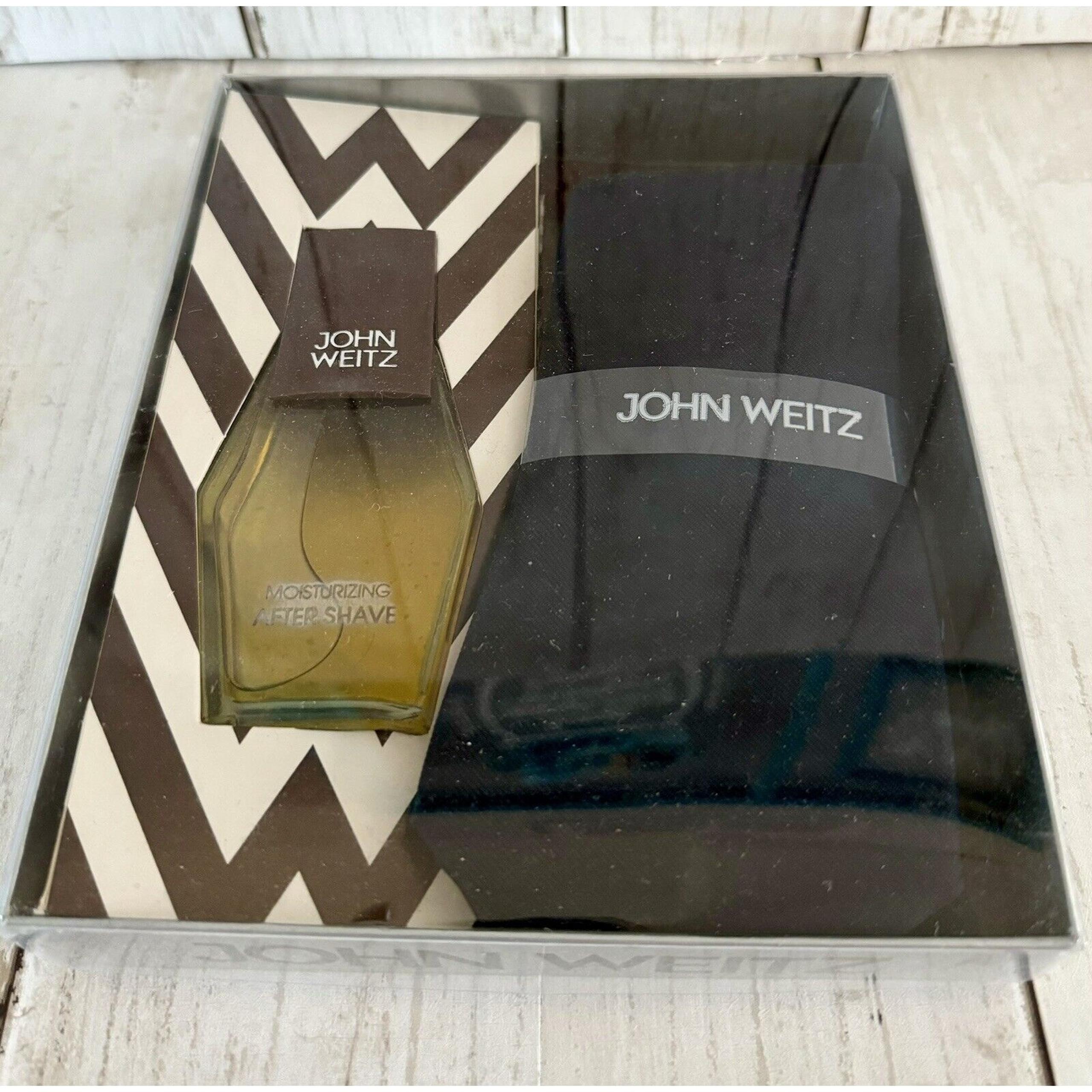 NEW Vintage JOHN WEITZ Moisturizing After Shave 2 fl oz + Tie GIFT SET