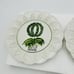 Set of 2 Vintage San Marco Topiary Luncheon Plates Made In Italy Scalloped 8.5