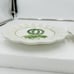 Set of 2 Vintage San Marco Topiary Luncheon Plates Made In Italy Scalloped 8.5