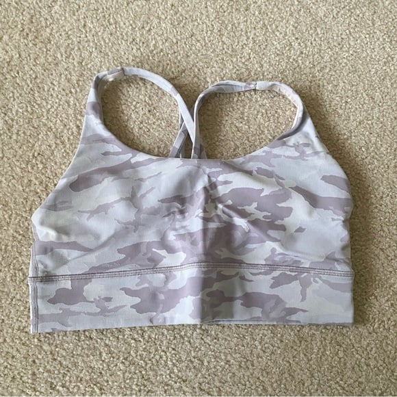 Lululemon Energy Longline Camo Sports Bra