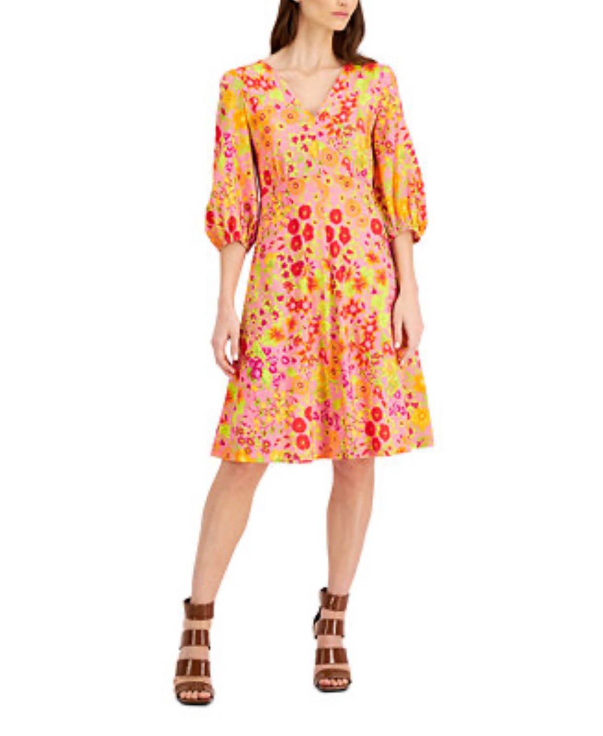 Weekend Max Mara Kirie Jersey dress women’s XL extra large flowers