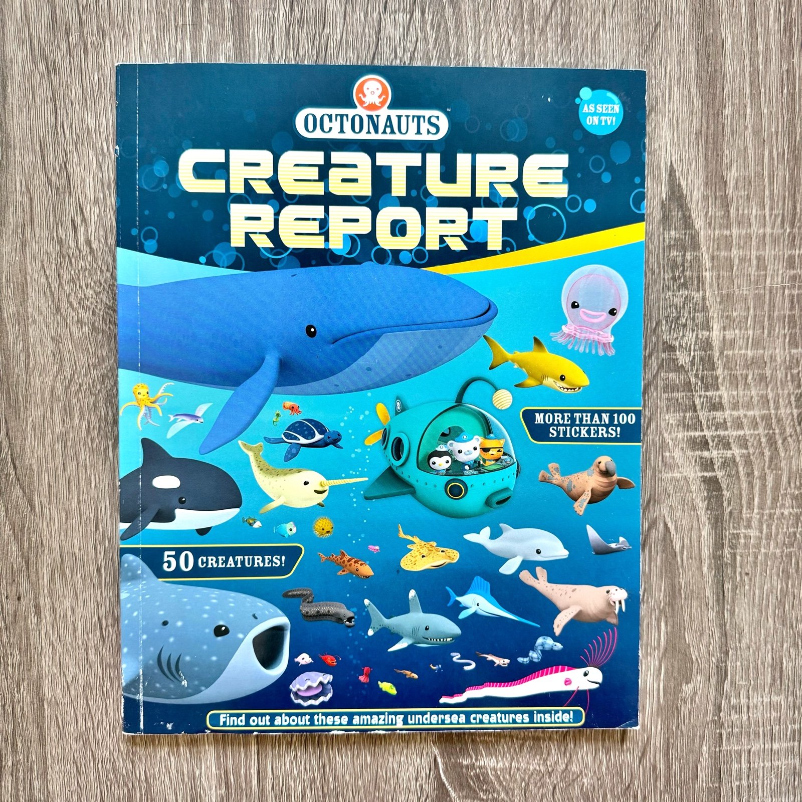 Octonauts Creature Report Activity Sticker Book Unused