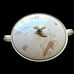 NORITAKE RC Round Covered Vegetable Dish Style 230 MCM Gold Trim Atomic Nature