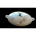NORITAKE RC Round Covered Vegetable Dish Style 230 MCM Gold Trim Atomic Nature