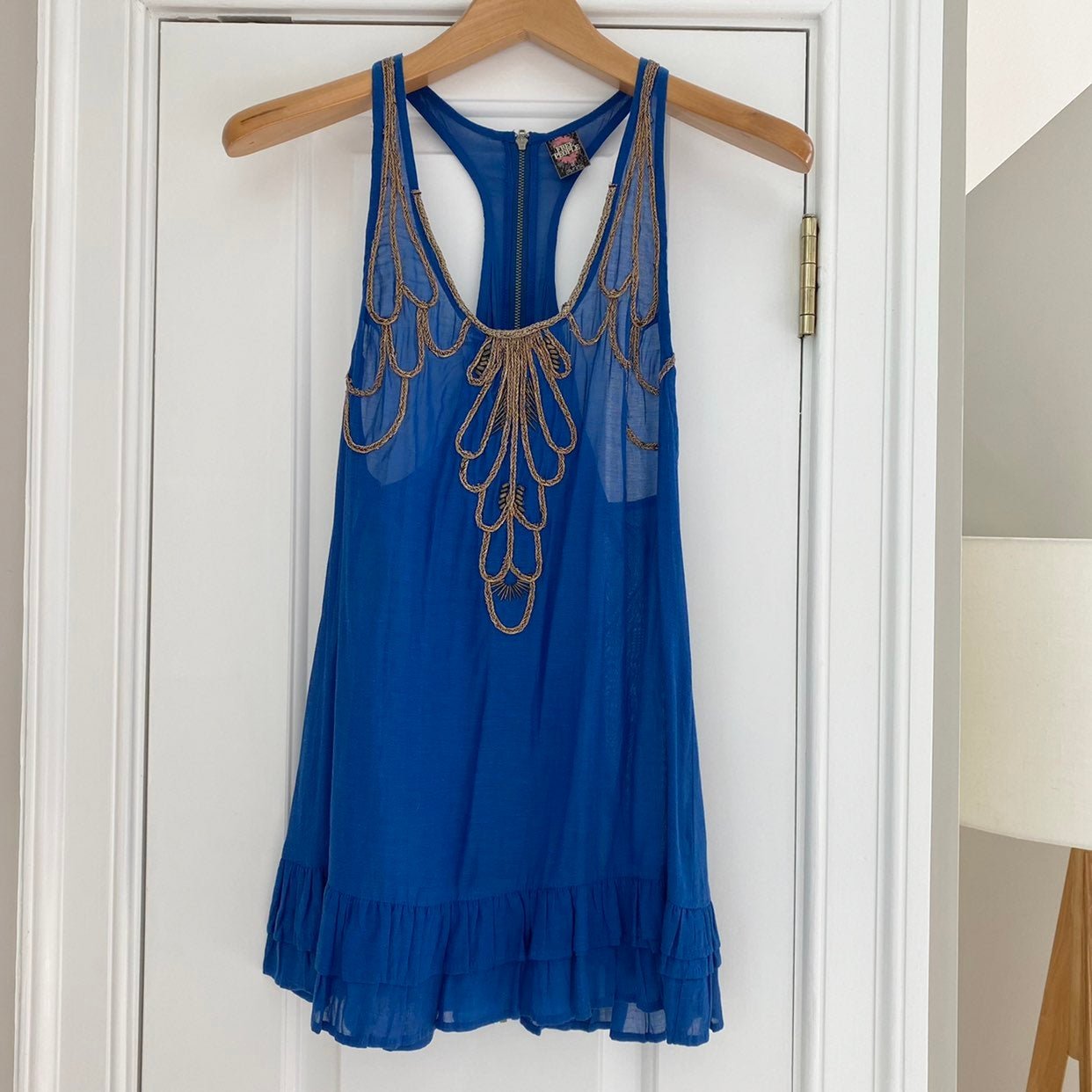 Free People Blue Tunic