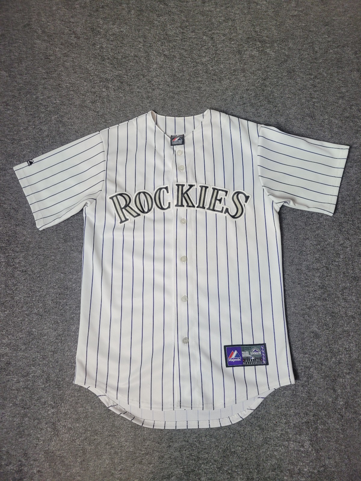 Majestic Colorado Rockies Mens Jersay Size S Troy Tulowitzki On Field
