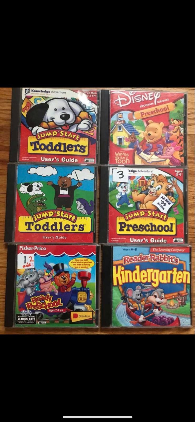 Childrens learning computer games