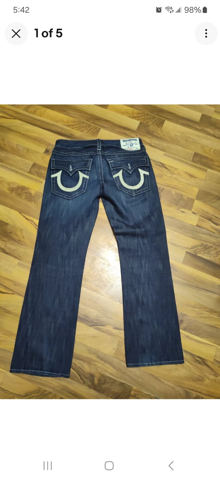 特別オファー Mens 34 TRUE RELIGION World Tour Jeans vintage y2k Billy パンツ