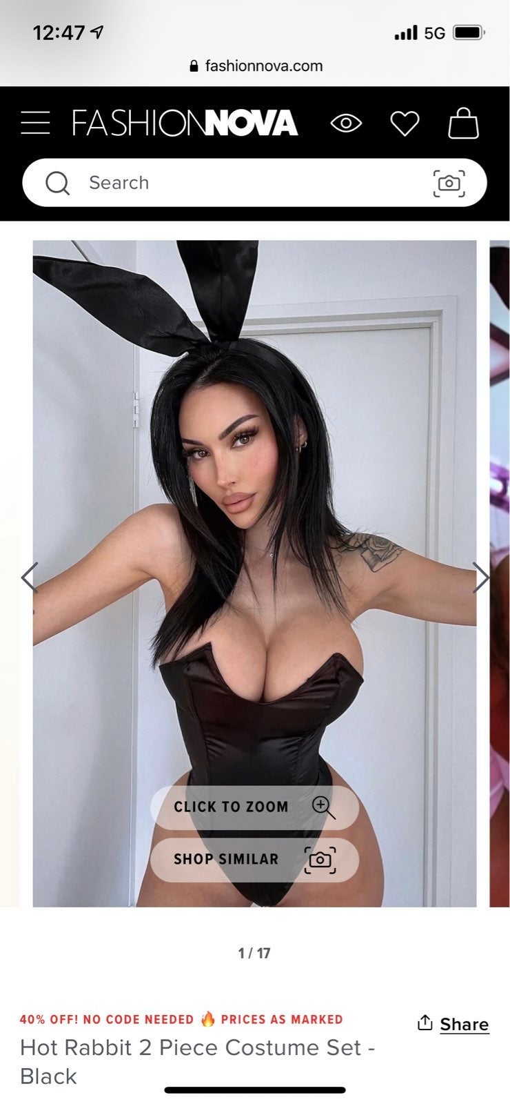 Playboy Halloween Costume