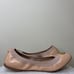 Tory Burch Womens Brown Patent and Leather Jolie Scrunch Ballet Flats Size 8.5