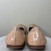 Tory Burch Womens Brown Patent and Leather Jolie Scrunch Ballet Flats Size 8.5