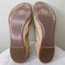 Tory Burch Womens Brown Patent and Leather Jolie Scrunch Ballet Flats Size 8.5