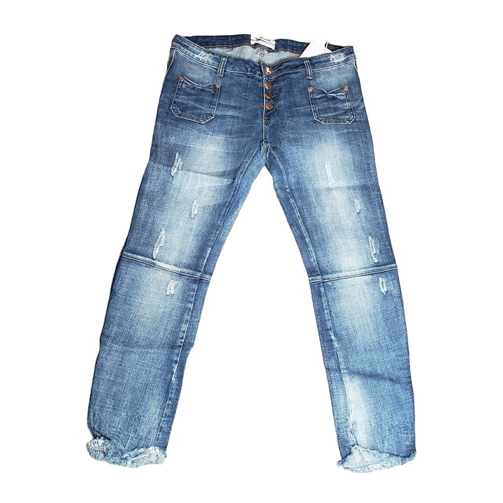 One By Oneteaspoon Jeans Women Size 29 Super Dupers Low Waist Slim Leg Cropped