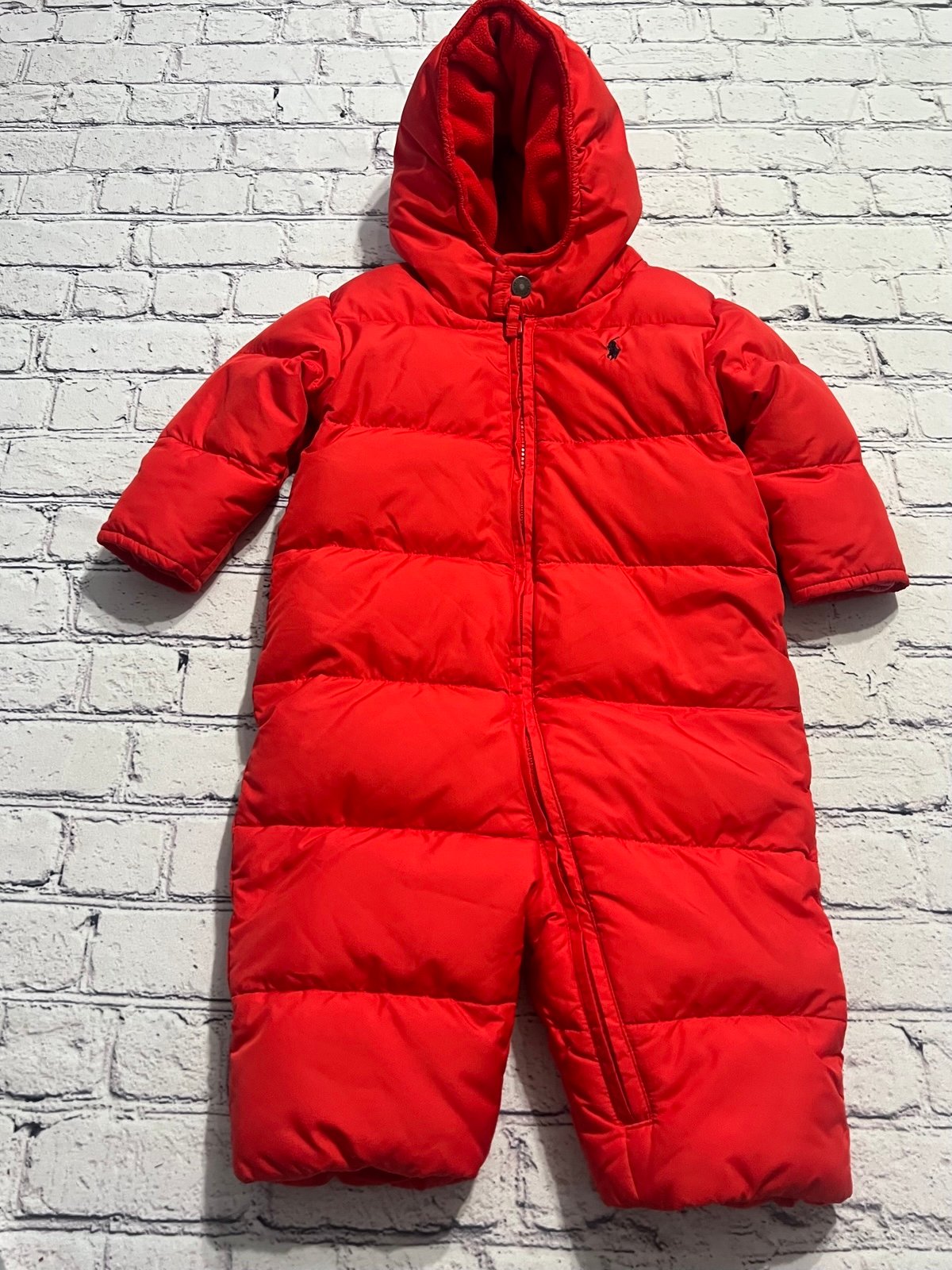 POLO Ralph Lauren Down Puffer Bunting 
Size 12 Months