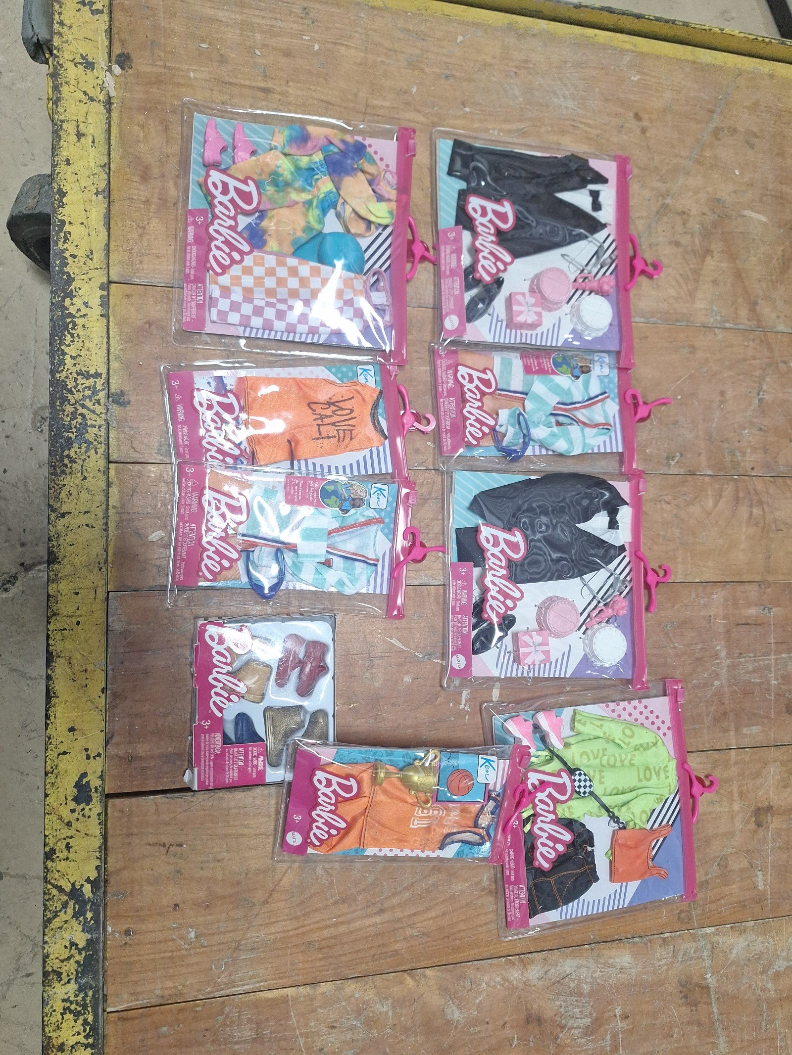 New sealed barbie outfits
