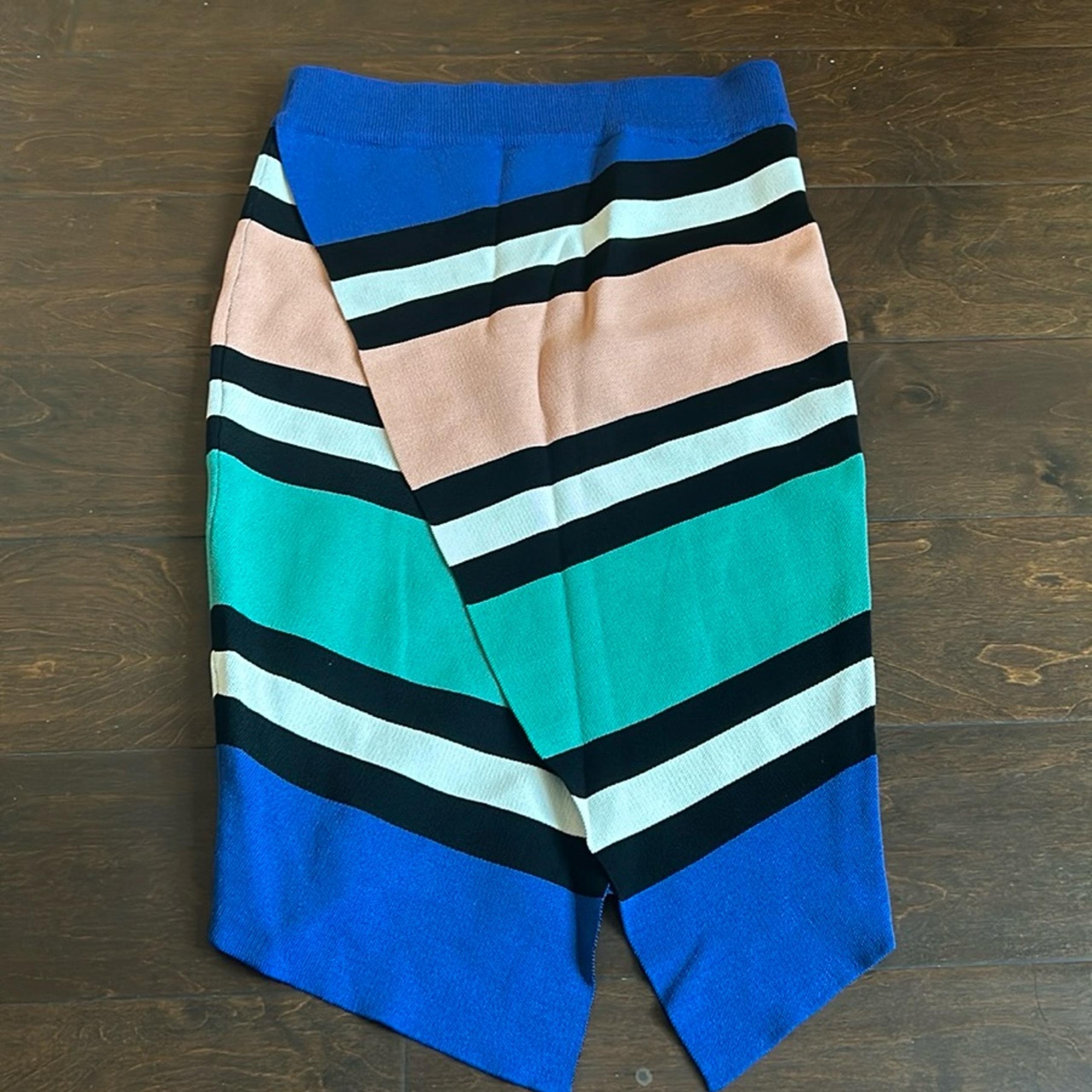 Endless Rose Womens Skirt Sz S New Striped Asymmetrical Hem