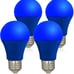 LED Blue Color Light Bulb - A19 E26 Base Blue Bulbs 9W
