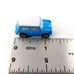 Vintage Micro Machines Mini Cooper Light Baby Blue/White Roof