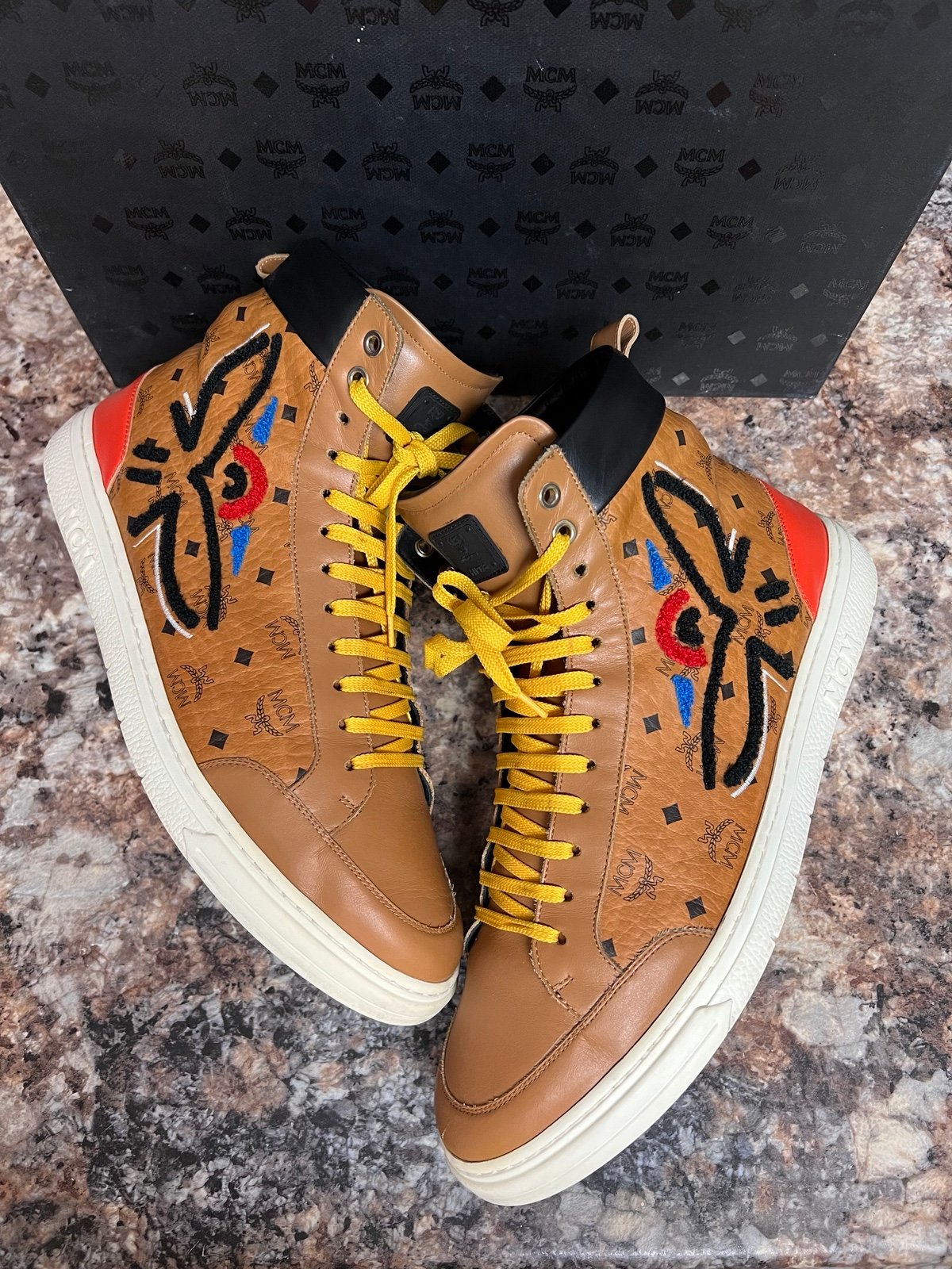 MCM designer dress sneaker