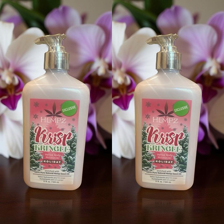 Hempz Krisp Kringle Herbal Body Moisturizer 17 oz_ 2 units