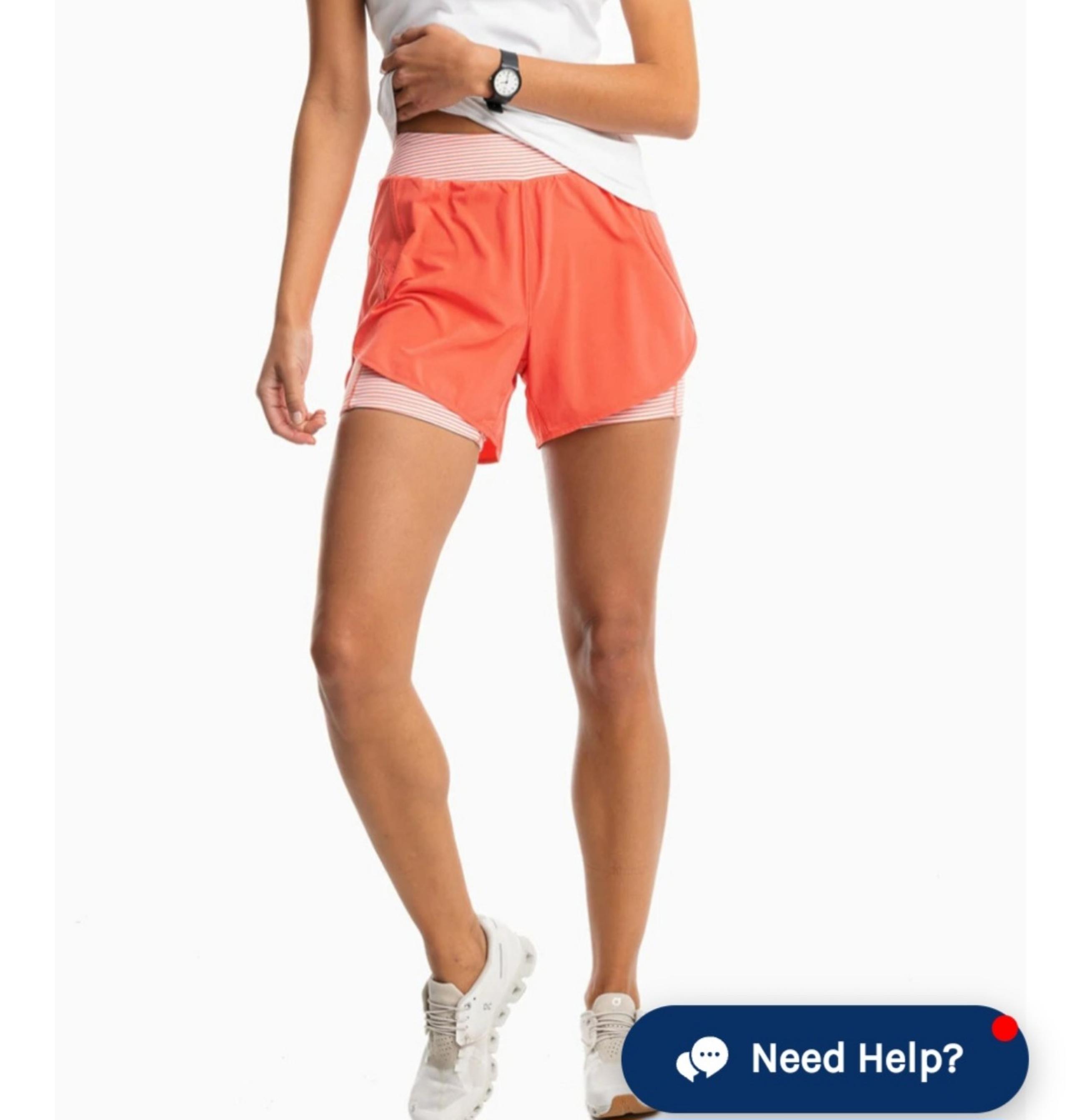 Southern Tide Nonie Athletic Workout Short - Rosewood Red
Your new go-to active