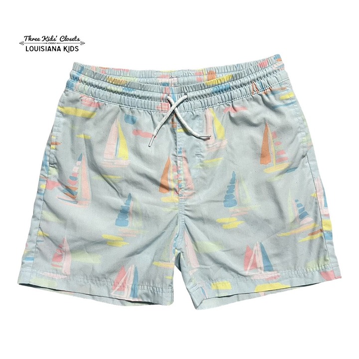Beaufort Bonnet Company 7Y Sandyport Sailboats Swim Trunks