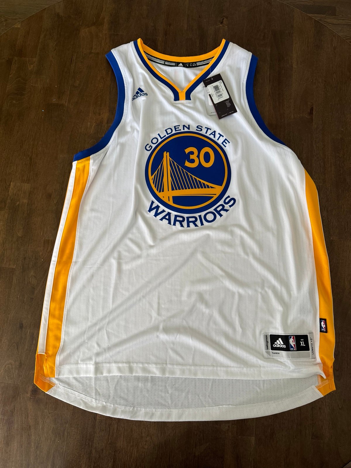 Steph Curry Jersey XL +2 length