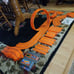 HOT WHEELS 30 FEET OF TRACK AND 2 CARS