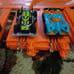 HOT WHEELS 30 FEET OF TRACK AND 2 CARS