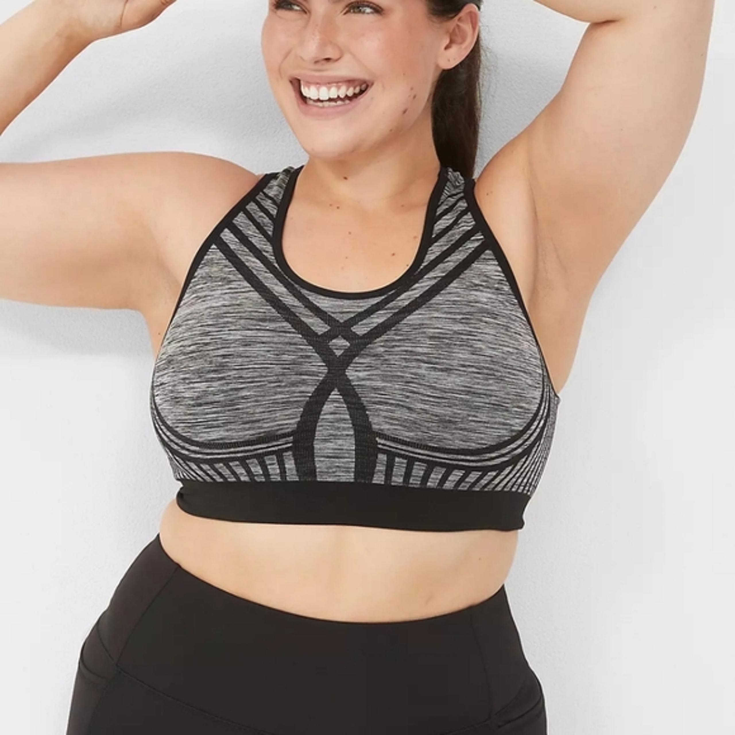 LIVI Active By Lane Byrant Seamless Sports Bra Size 26/28