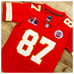 Taylor Swift Chiefs jersey merch Travis Kelce Super Bowl