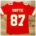 Taylor Swift Chiefs jersey merch Travis Kelce Super Bowl
