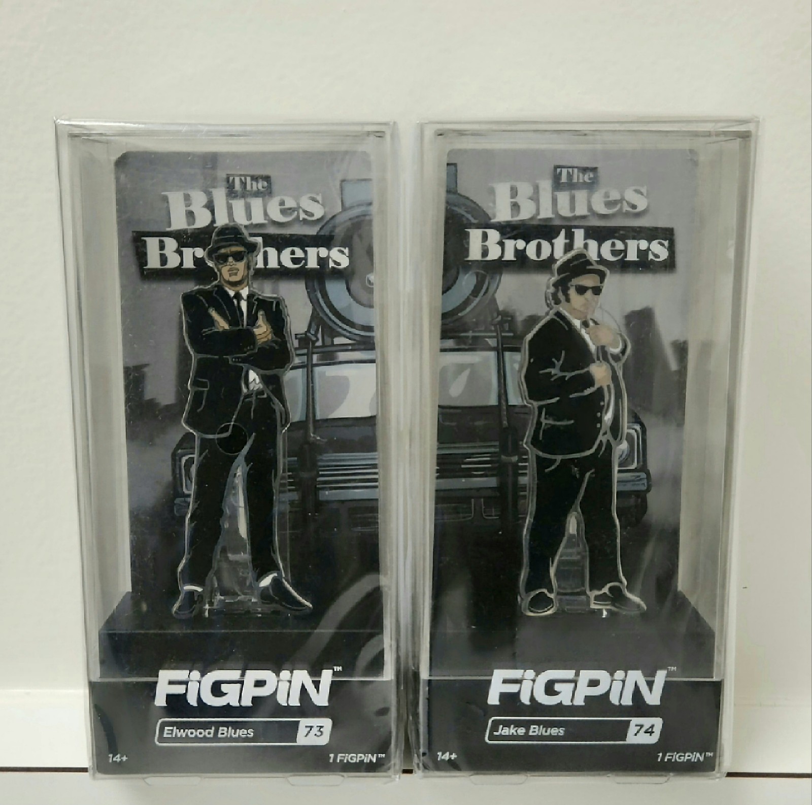 Figpin 73 74 Blues Brothers Elwood Blues 73 Jake Blues 74 LE Rare Grail HTF