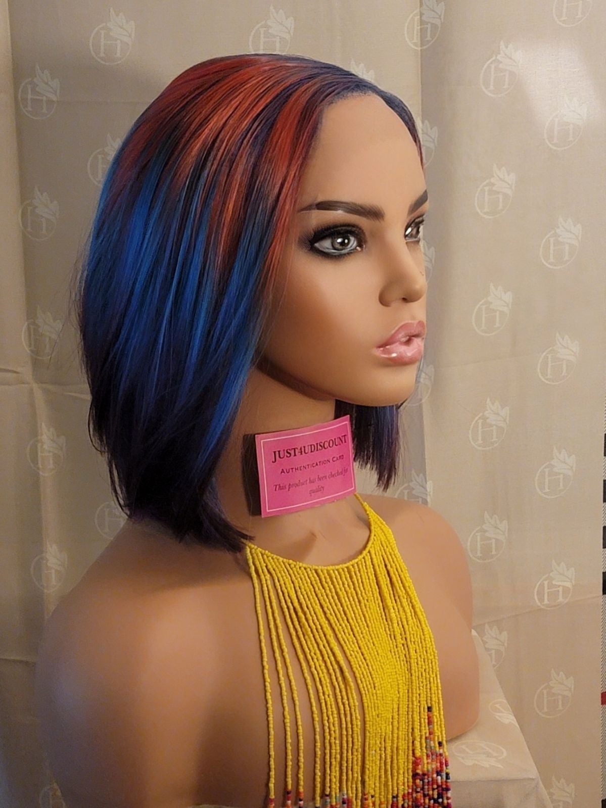 Wowfactor color explosion bob lace wig