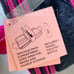 JUICY COUTURE Bag Cosmetic Travel Train Case - Pink & Black