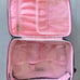 JUICY COUTURE Bag Cosmetic Travel Train Case - Pink & Black