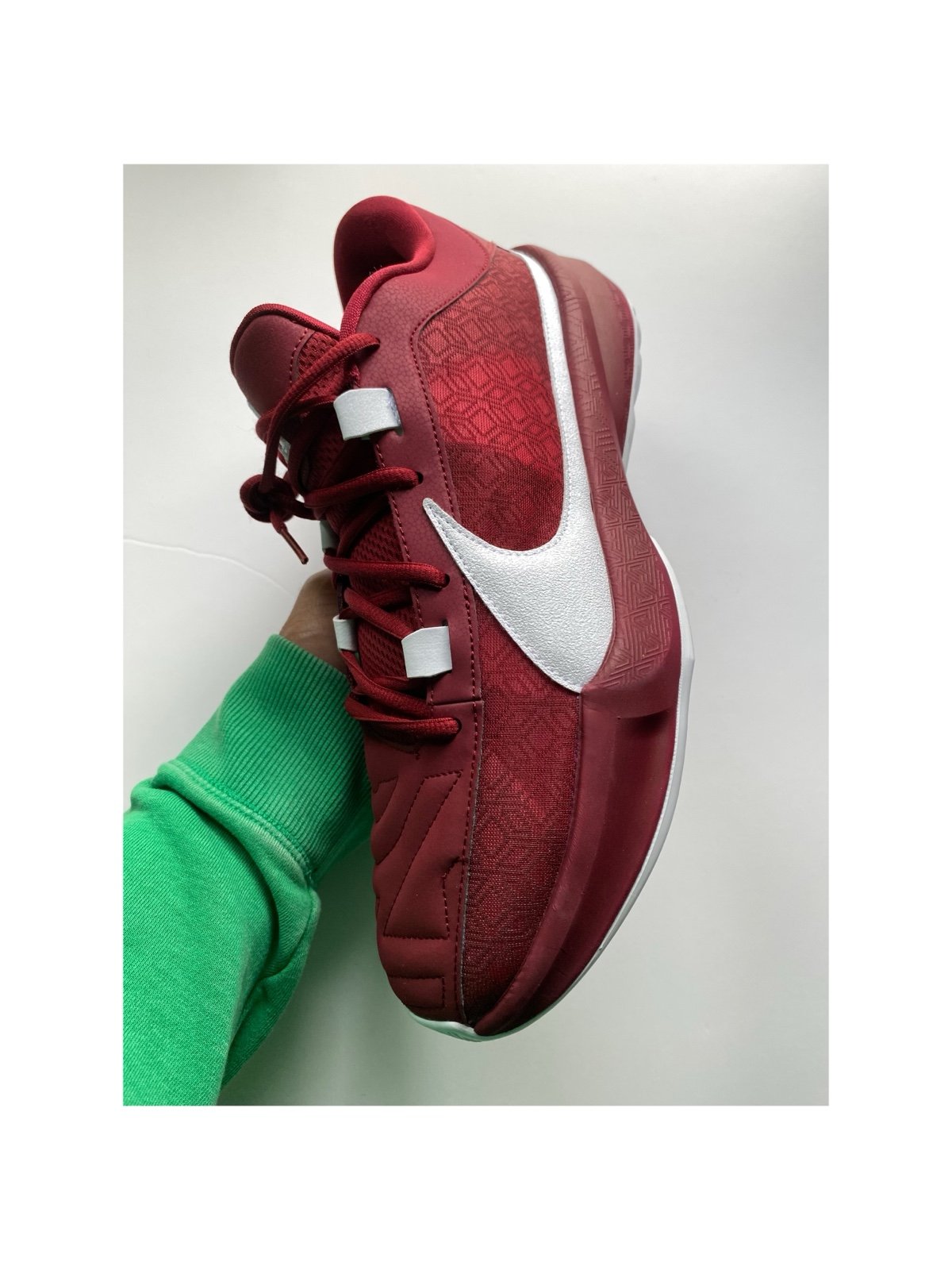 Nike Giannis Freak 5 Tb PROMO Basketball Shoes Men’s sz 13 NEW NO BOX Maroon/red
