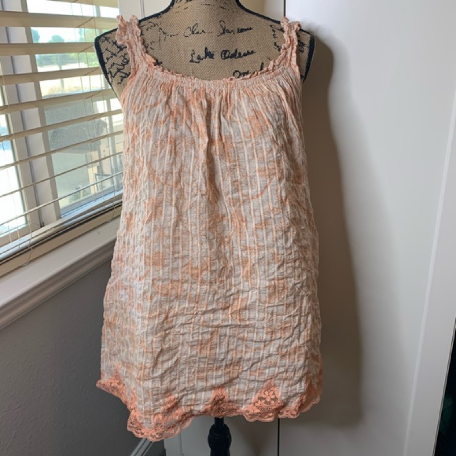 Ruffled Sleep Tank Top