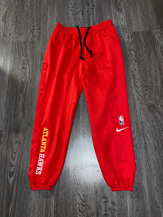 Nike NBA Atlanta Hawks Team Issue Rip Away Snap Warm Up Pants XL CN4796-657