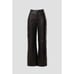 VEDA Black Leather Pants