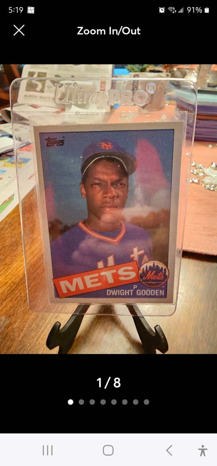 Dwight Gooden 5 1985 Topps 4 1985 Fleer Rookie Baseball Cards Lot