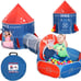 3 in 1 Indoor Tunnel for Toddlers with Ball Pit, Baby Collapsible Crawl Tunnel