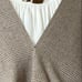 Yori Glen Check Side Ribbon Vest and Dress Set (Reversible)