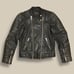 MAJE Women’s Black Lambskin Leather Biker Jacket Sz 38 Versatile Soft