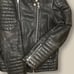 MAJE Women’s Black Lambskin Leather Biker Jacket Sz 38 Versatile Soft