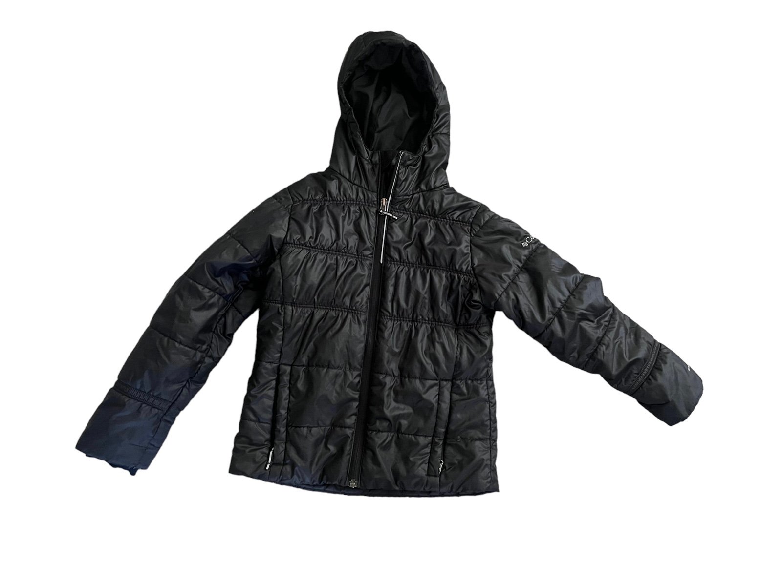 Columbia Omni heat kids puffy black jacket size 7/8