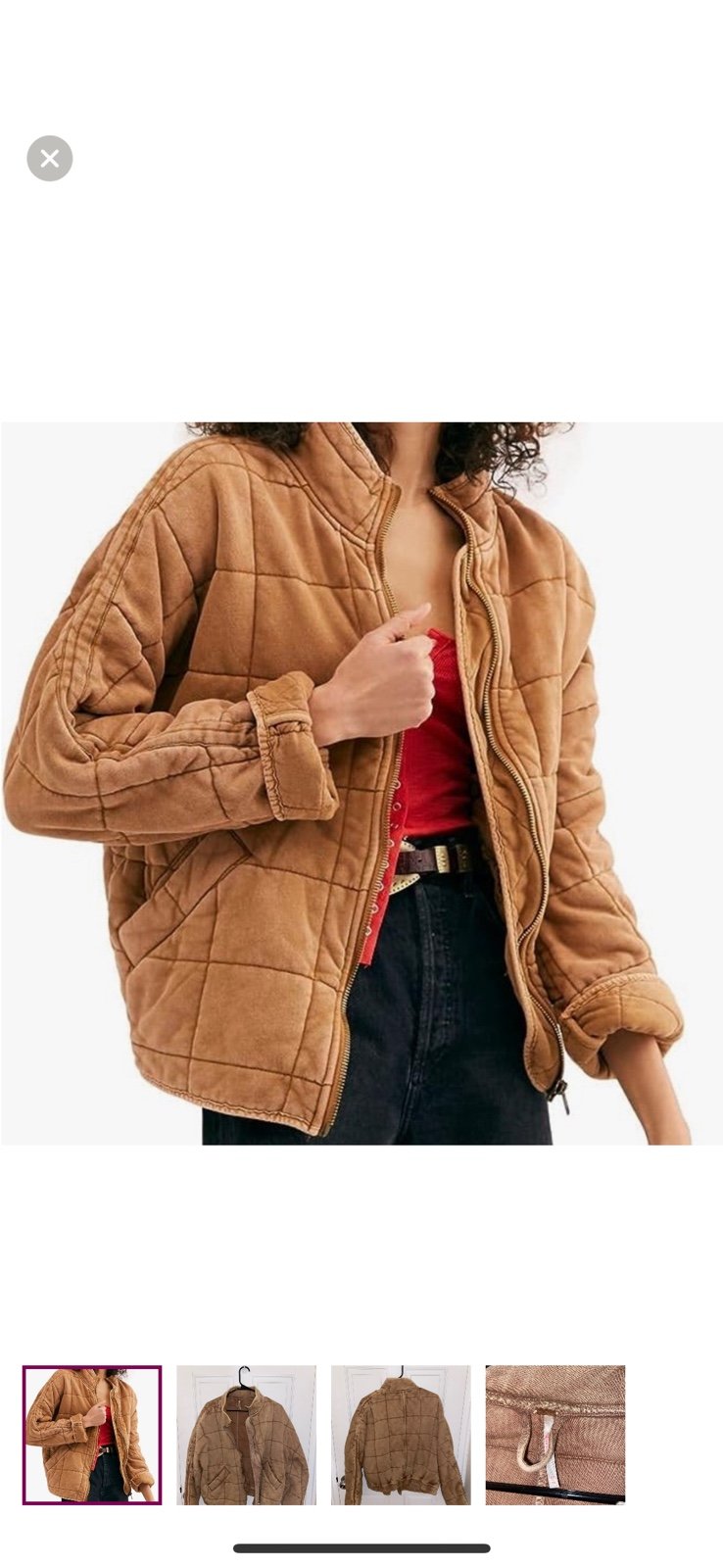 Free people quilted jacket
