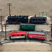 Vintage MARX Tin Litho New York Central Wind-Up Train Set With Key & Track Works