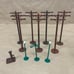 Vintage MARX Tin Litho New York Central Wind-Up Train Set With Key & Track Works