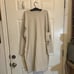 Lululemon Ribbed Long-Sleeve Dress, White Opal, Size 14